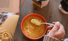 sopa de mandioquinha com frango desfiado - Mestre Cuco - Marmitas Congeladas